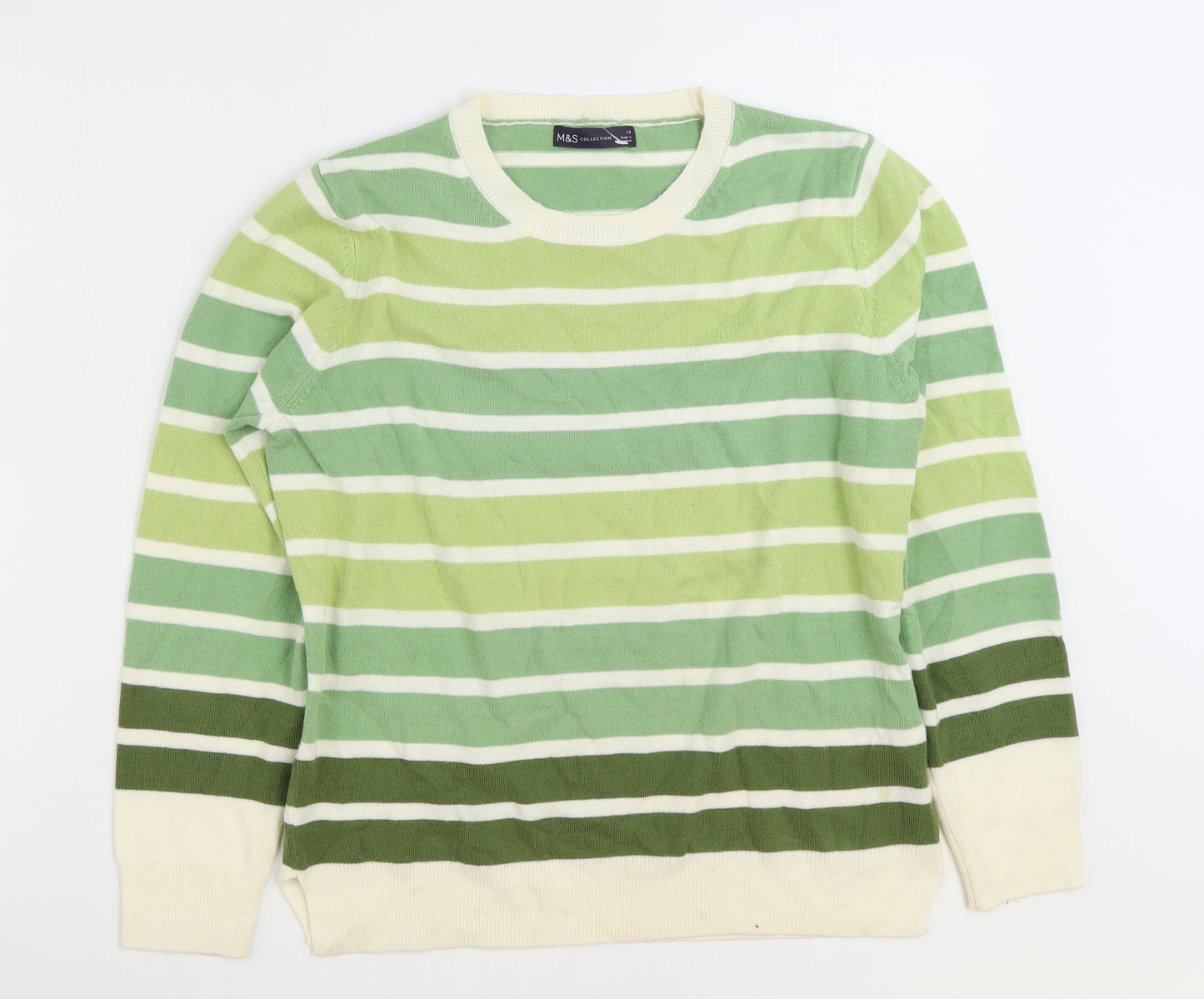 Womens UK Size 14 Marks and Spencer Multicoloured Pullover Jumper