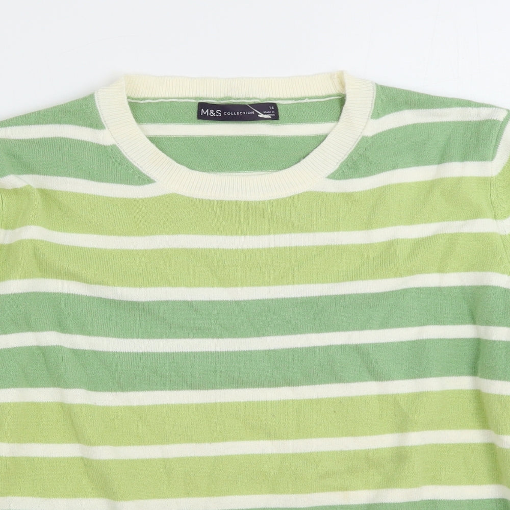 Womens UK Size 14 Marks and Spencer Multicoloured Pullover Jumper