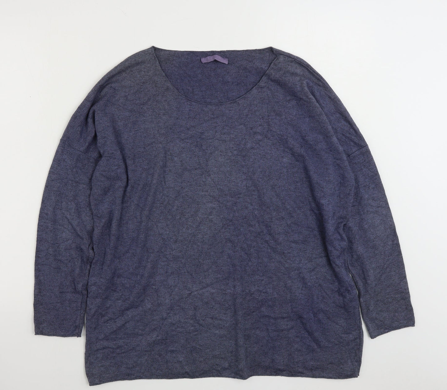 Womens UK Size L LV CLOTHING Blue Pullover Jumper