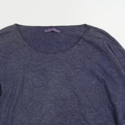 Womens UK Size L LV CLOTHING Blue Pullover Jumper