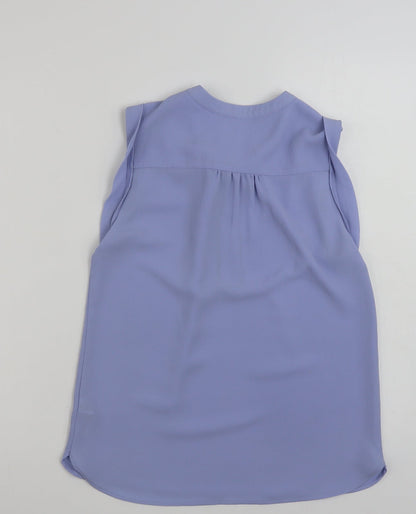 Womens UK Size 8 Dunnes Stores Blue Basic Blouse