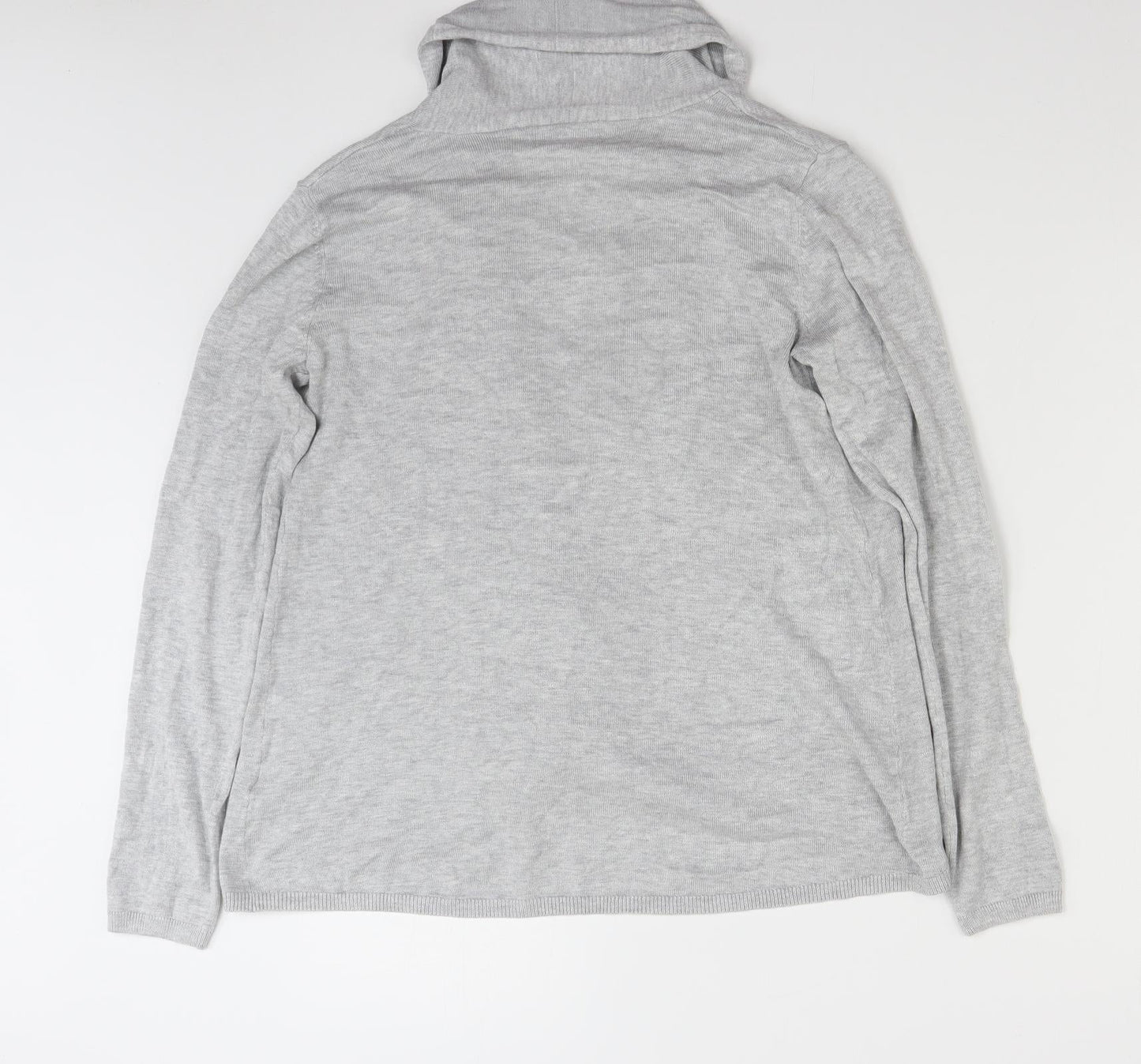 Womens UK Size S Dunnes Stores Grey Cardigan Jumper