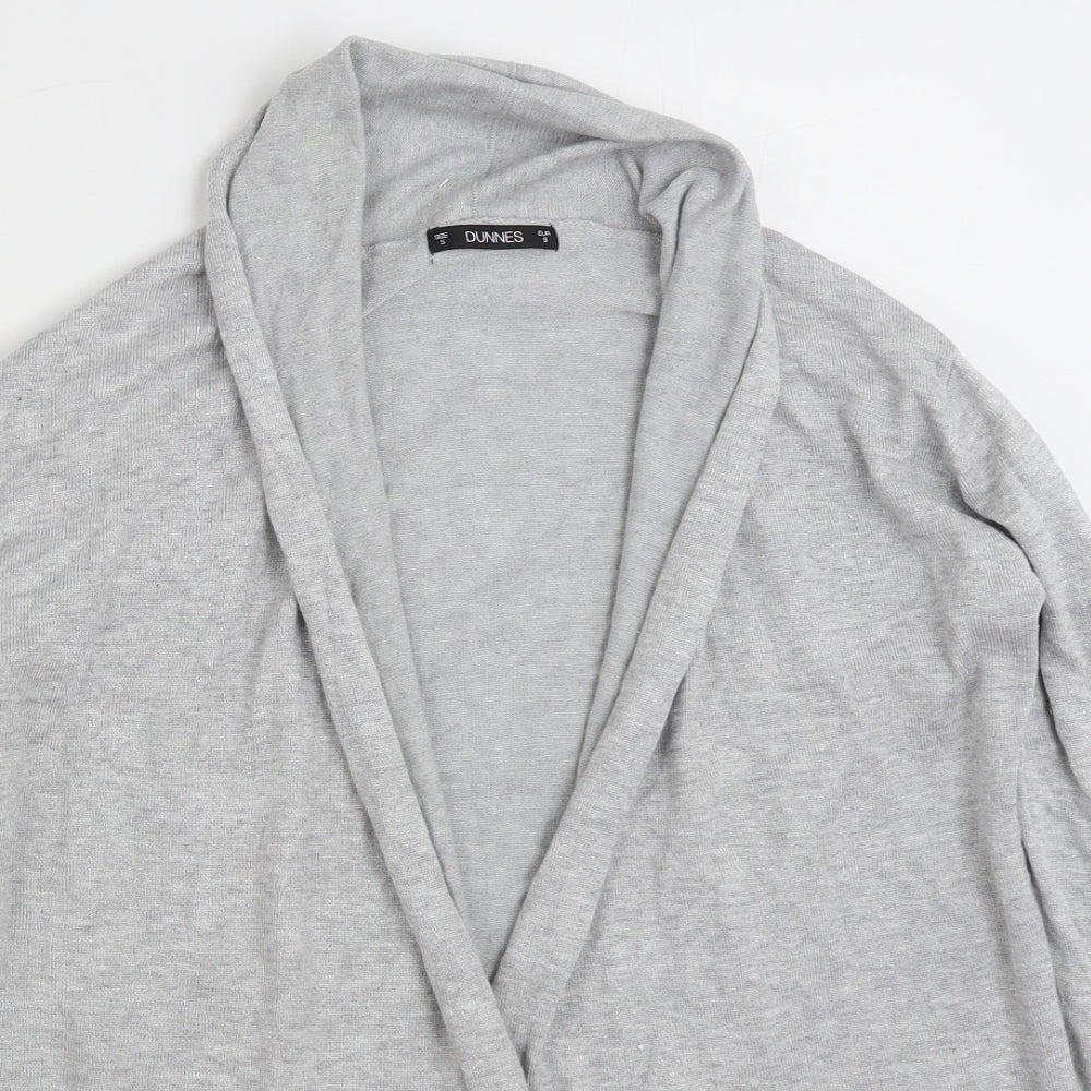 Womens UK Size S Dunnes Stores Grey Cardigan Jumper