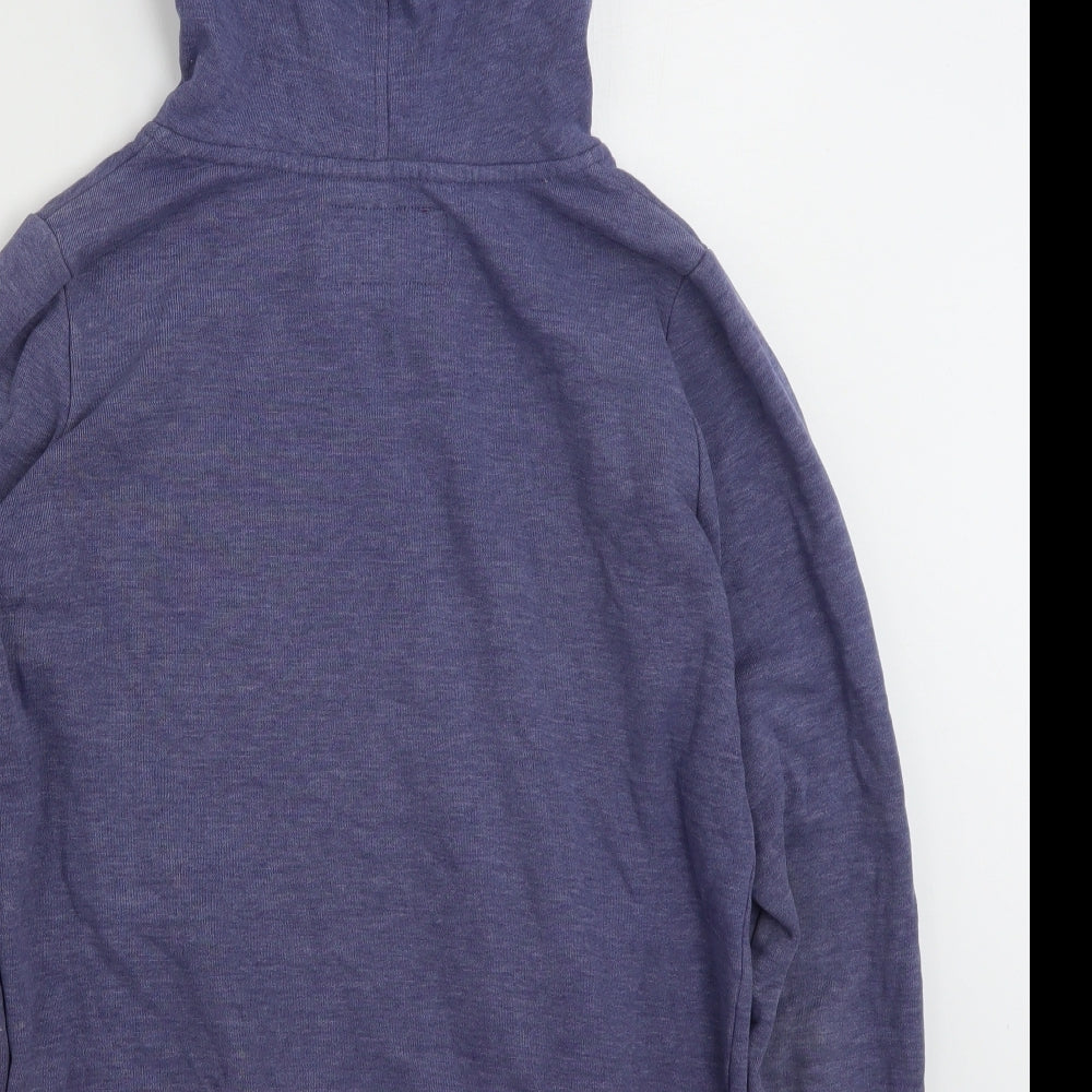 EDC Womens Blue  Cotton Pullover Hoodie Size S  Pullover