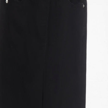 Matalan Girls Black  Cotton Skinny Jeans Size 9 Months  Regular Pullover