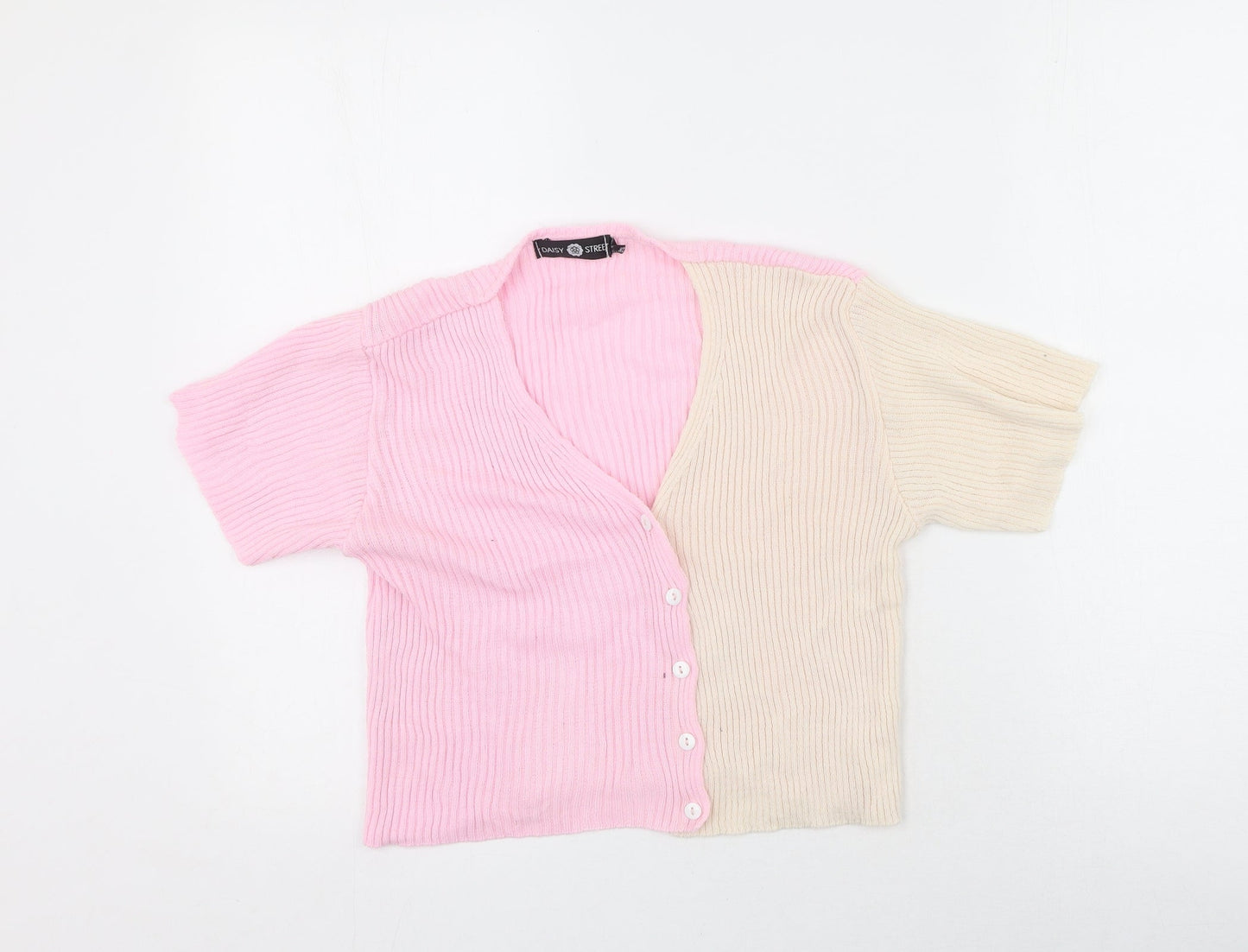 Womens UK Size 8 Daisy Street Multicoloured Cardigan Jumper