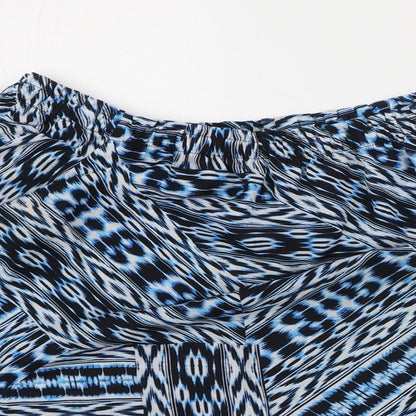 Womens UK Size 6 F&F Blue Basic Blouse