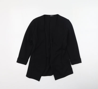 Womens UK Size 8 Quiz Black Cardigan Jumper