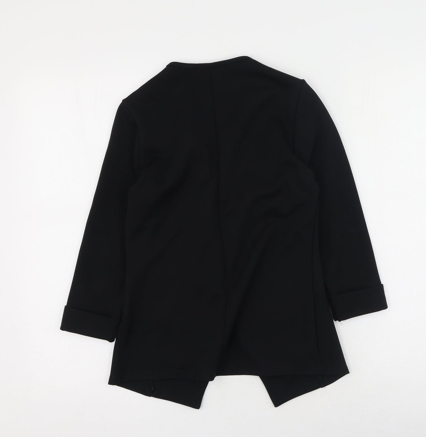 Womens UK Size 8 Quiz Black Cardigan Jumper