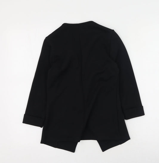 Womens UK Size 8 Quiz Black Cardigan Jumper