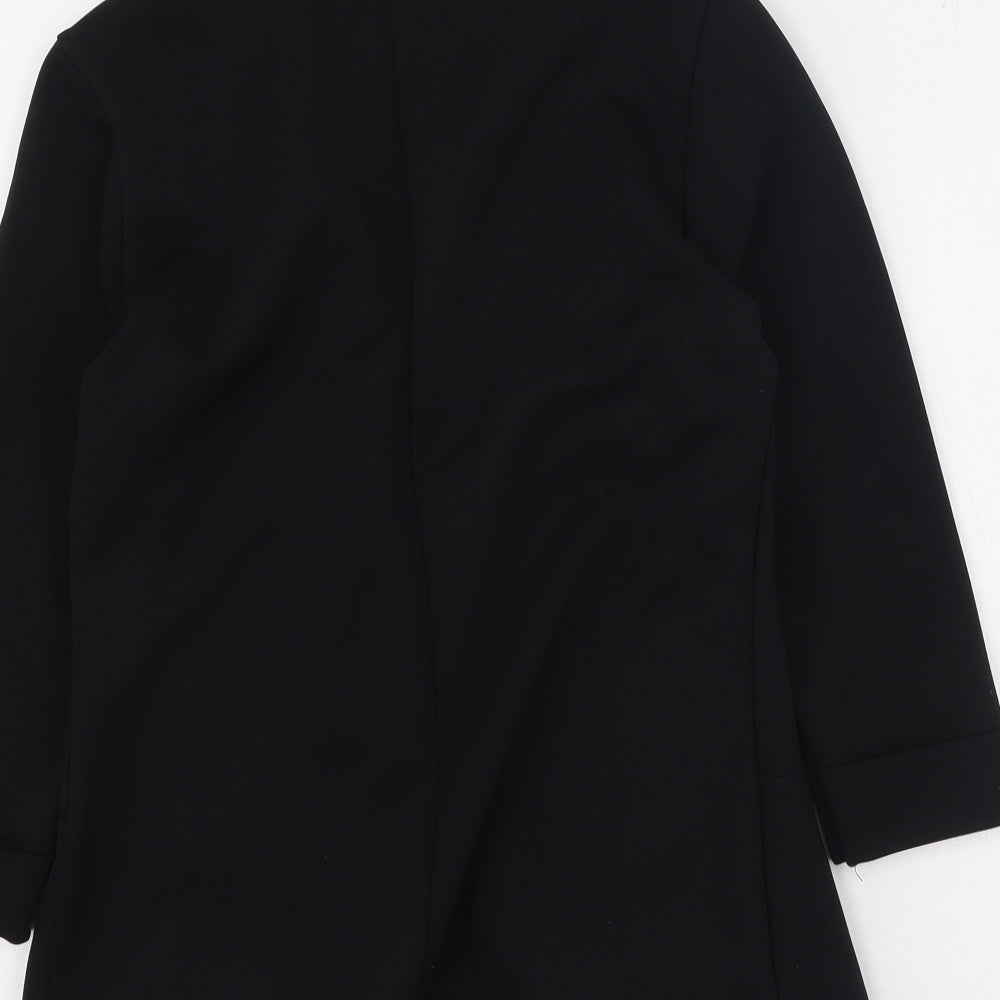 Womens UK Size 8 Quiz Black Cardigan Jumper