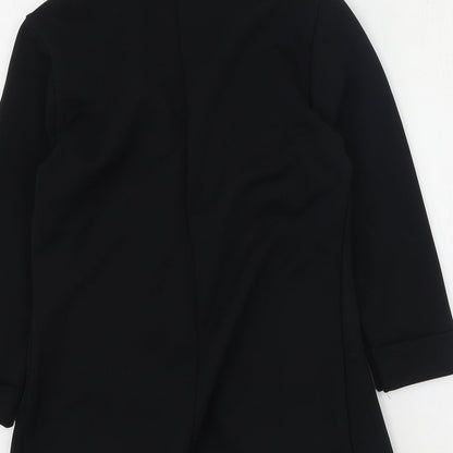 Womens UK Size 8 Quiz Black Cardigan Jumper