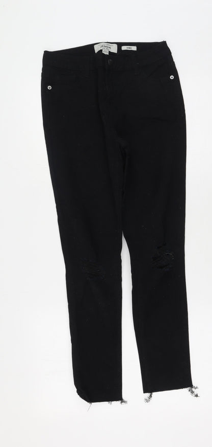 New Look Girls Black  Cotton Skinny Jeans Size 13 Years  Regular