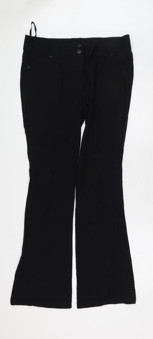 Womens UK Size 16 NEXT Regular Fit  Black Trousers