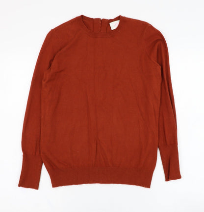 Womens UK Size 12 Savida Brown Pullover Jumper