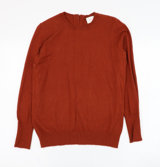 Womens UK Size 12 Savida Brown Pullover Jumper