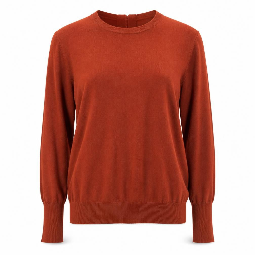 Womens UK Size 12 Savida Brown Pullover Jumper