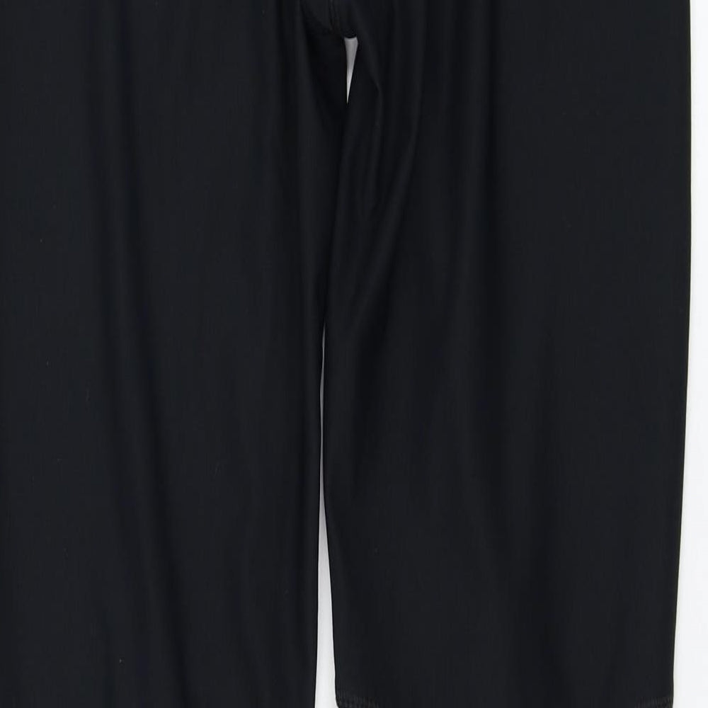 Mi Fit Womens Black  Polyester Jogger Trousers Size 10 L28 in Regular