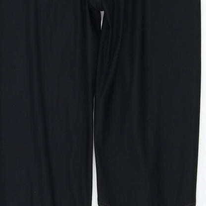Mi Fit Womens Black  Polyester Jogger Trousers Size 10 L28 in Regular