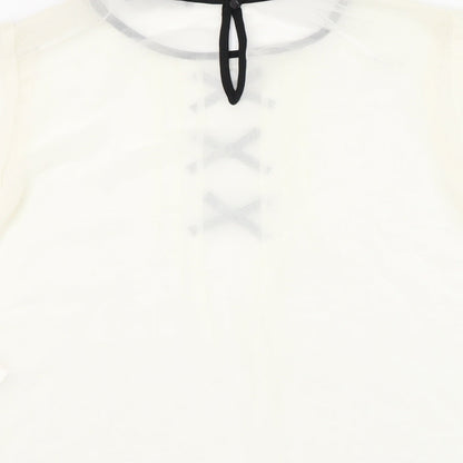 Womens UK Size 16 Atmosphere Ivory Basic Blouse