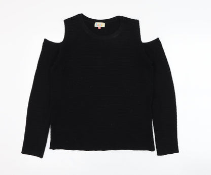Womens UK Size 8 Lottie Black Pullover Jumper