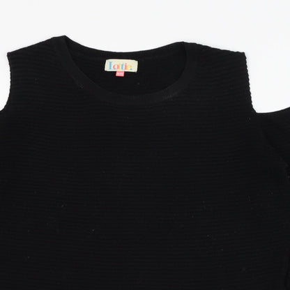 Womens UK Size 8 Lottie Black Pullover Jumper