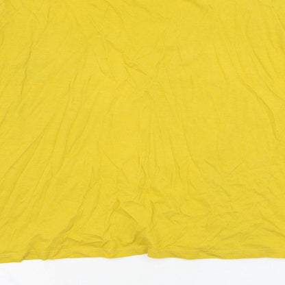 Tbar Limtied Womens Yellow  Cotton Pullover Sweatshirt Size M  Pullover - Slogan