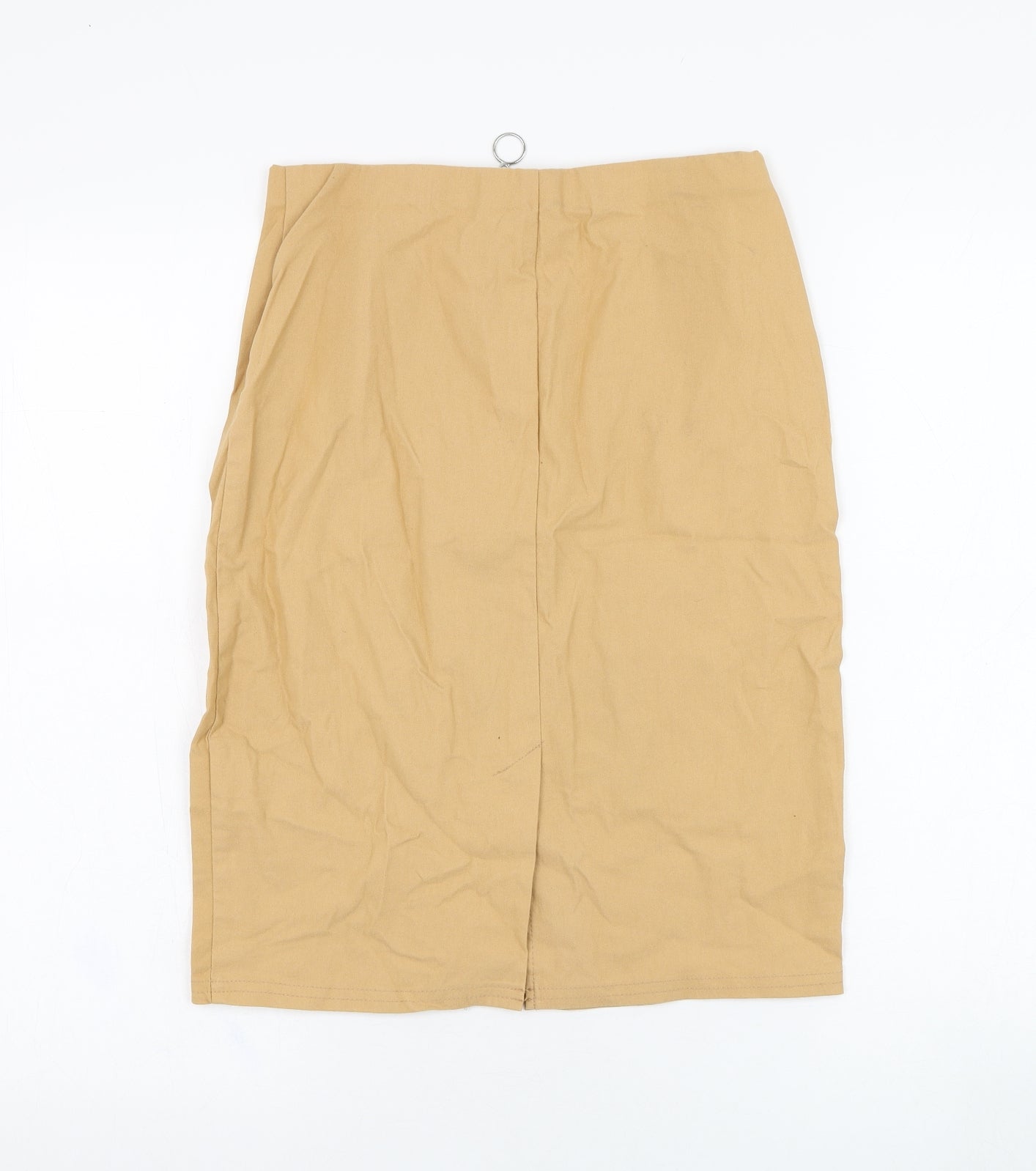 Atmosphere Womens Brown  Cotton Straight & Pencil Skirt Size 12   Zip