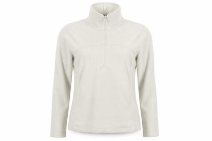 Front view of Active women’s beige polyester pullover sweatshirt, size UK 12, pullover