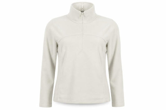 Front view of Active women’s beige polyester pullover sweatshirt, size UK 12, pullover