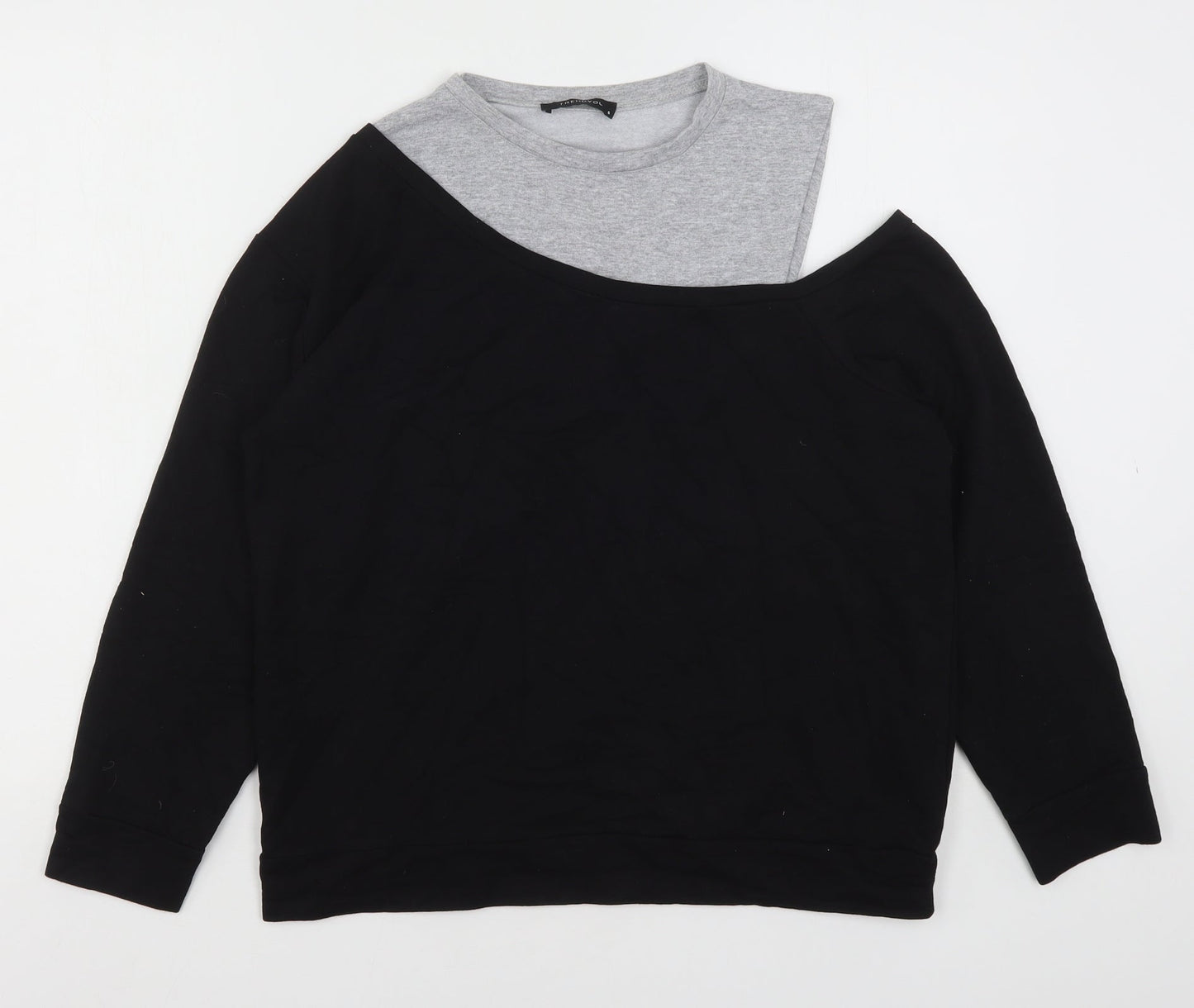 Trendyol Womens Multicoloured Colourblock Cotton Pullover Sweatshirt Size S  Pullover