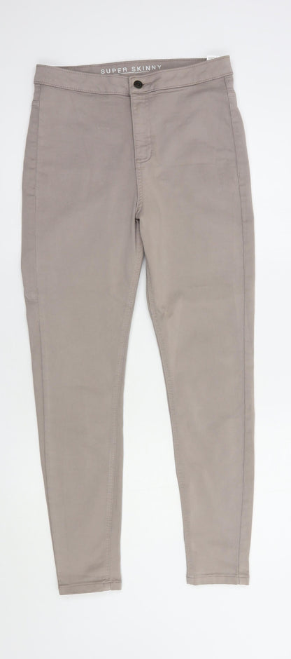 Womens UK Size 12 Marks and Spencer Regular Fit Skinny Grey Jeans