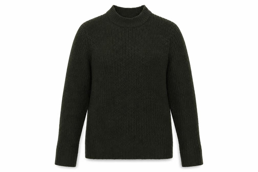 Womens UK Size L Brave Soul Green Pullover Jumper