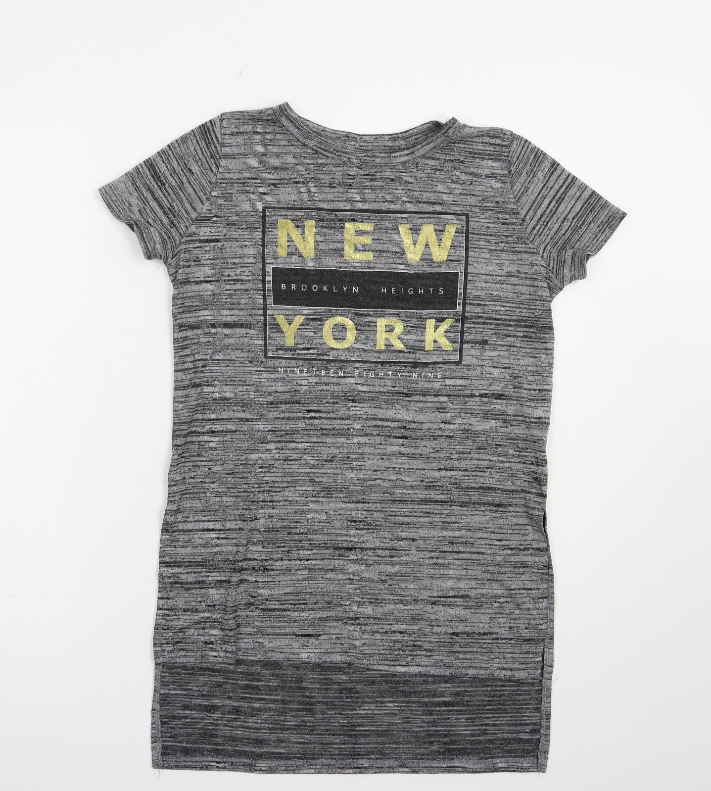 Womens UK Size 6 Atmosphere Grey Basic T-Shirt