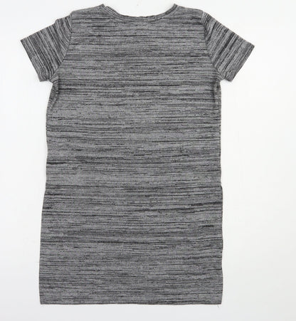 Womens UK Size 6 Atmosphere Grey Basic T-Shirt