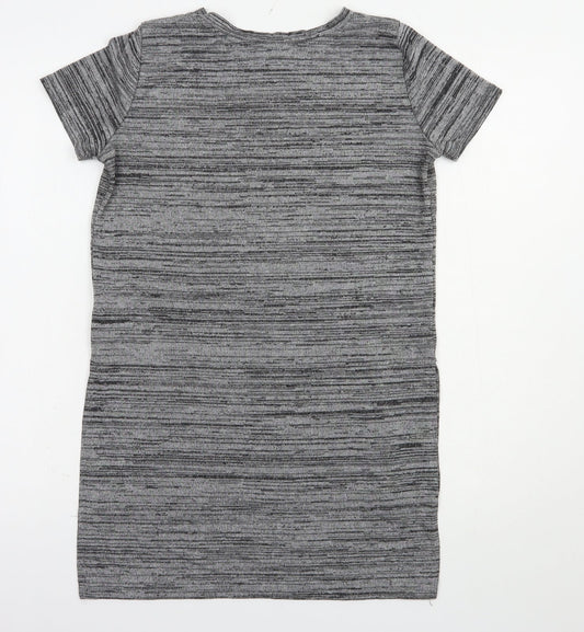 Womens UK Size 6 Atmosphere Grey Basic T-Shirt