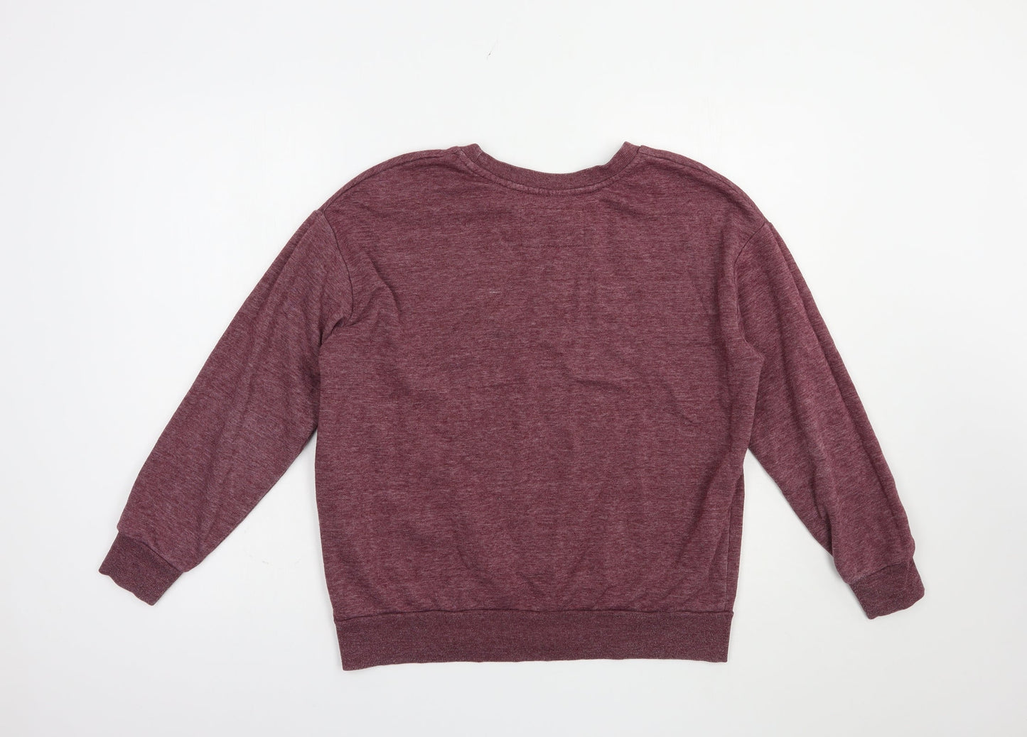 Atmosphere Womens Purple  Cotton Pullover Sweatshirt Size 10  Pullover - Late Nights