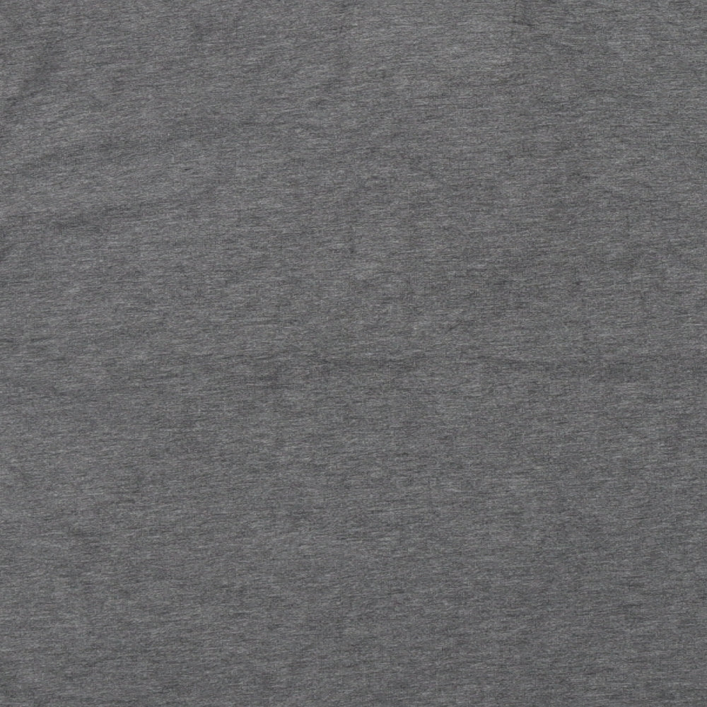 Brand and care label for Tokyo men’s grey round neck cotton jumper, size S