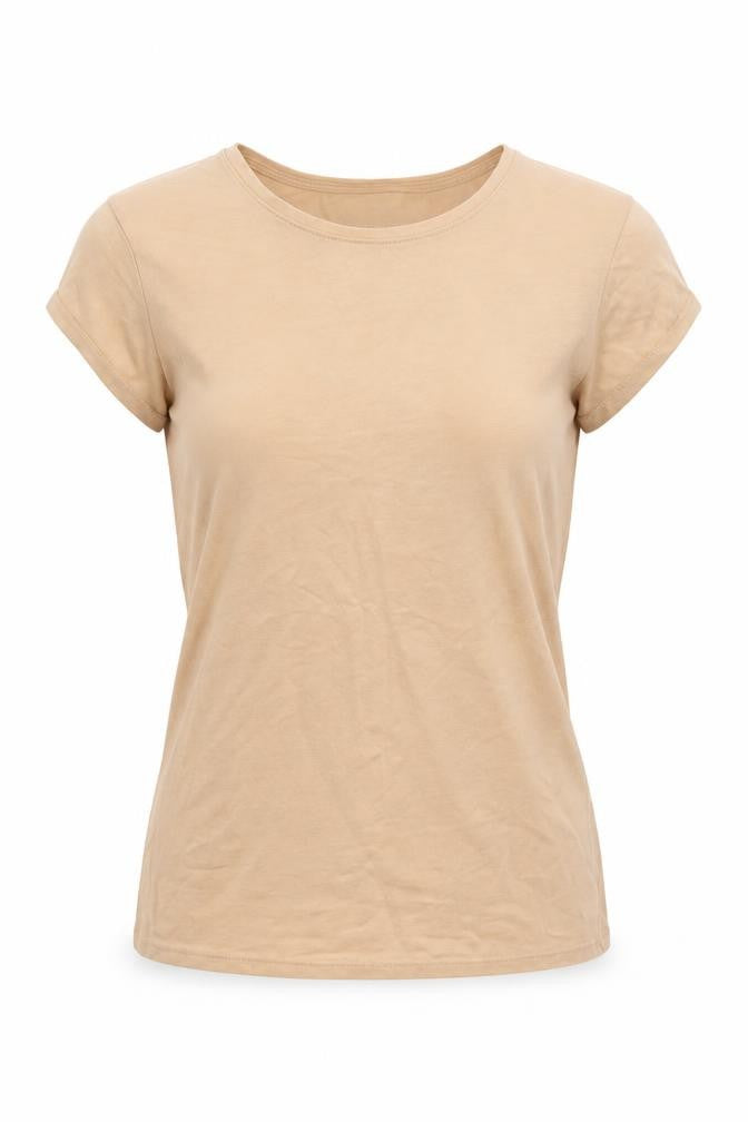 Womens UK Size S Primark Orange Basic Polo