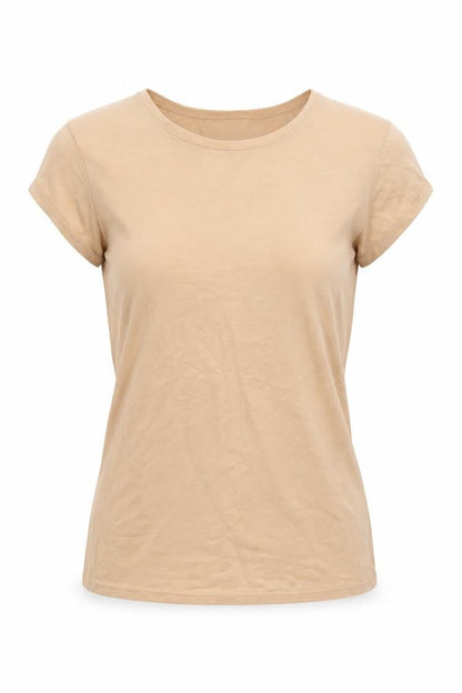 Womens UK Size S Primark Orange Basic Polo