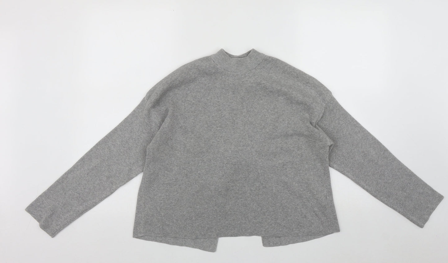 Womens UK Size XS Bershka Grey Pullover Jumper