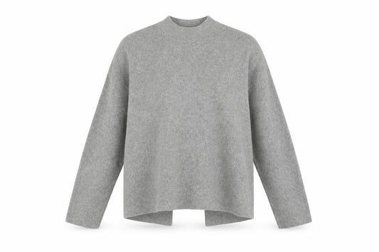 Womens UK Size XS Bershka Grey Pullover Jumper