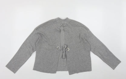 Womens UK Size XS Bershka Grey Pullover Jumper