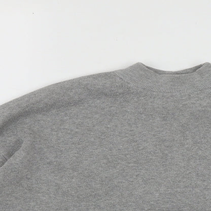 Womens UK Size XS Bershka Grey Pullover Jumper