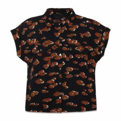 Womens UK Size 6 New Look Black Basic Blouse