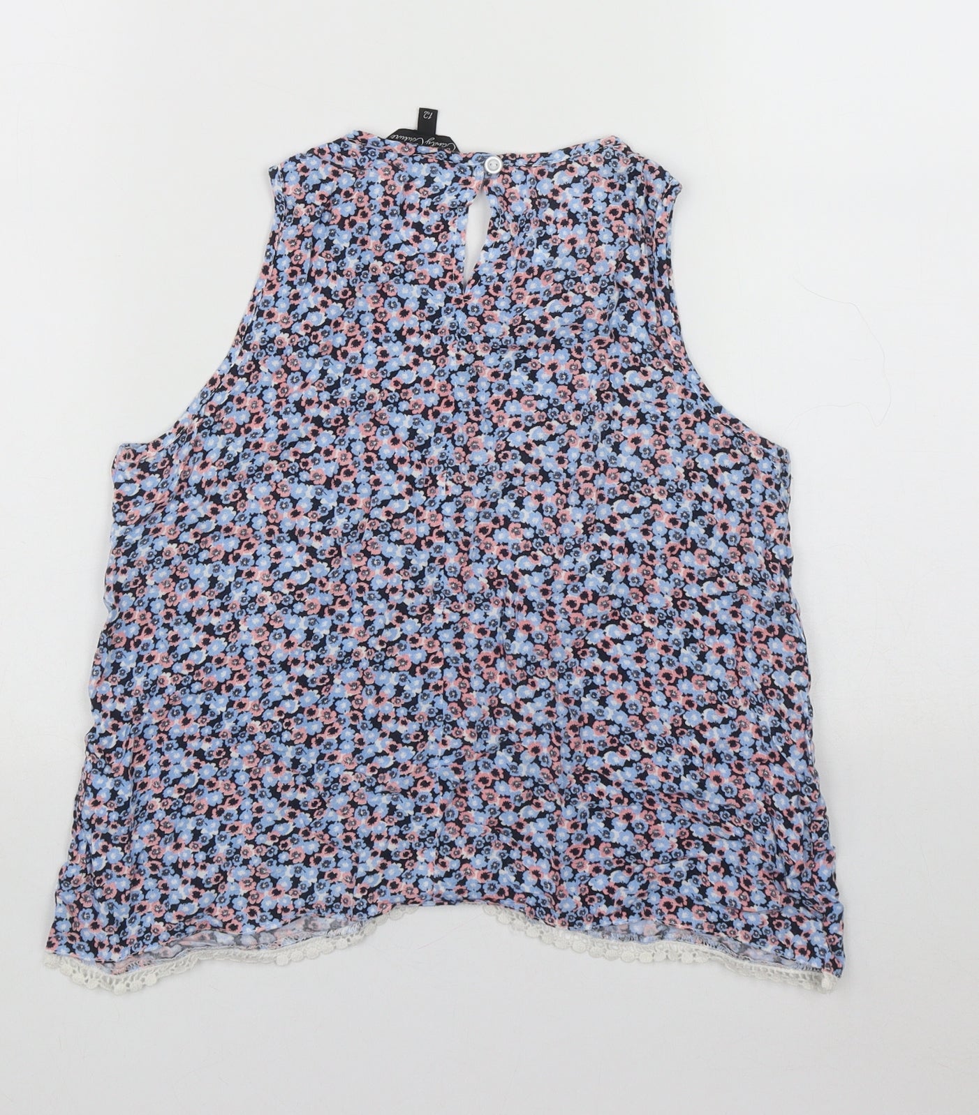 Womens UK Size 12 Candy Couture Multicoloured Basic Tank