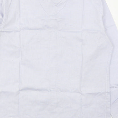 Mens UK Collar Size 15.5 Eterna Smart Blue  Dress Shirt