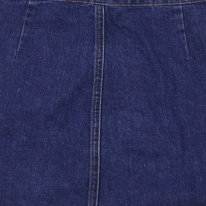 Womens UK Size 26 in Topshop A-Line Denim Skirt