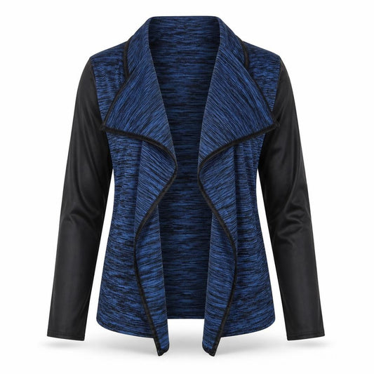Front view of Influence women’s blue jacket, size M
