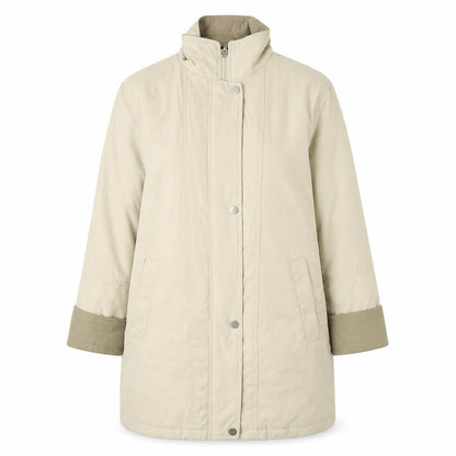 Dunnes Womens Beige   Jacket  Size 16  Zip